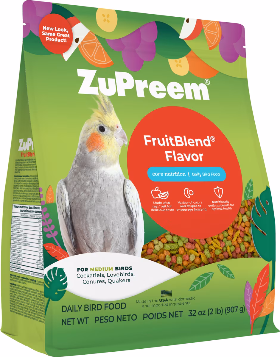 PELES DE FRUTAS MEDIANO PARA NINFAS FUNDA DE 2LB