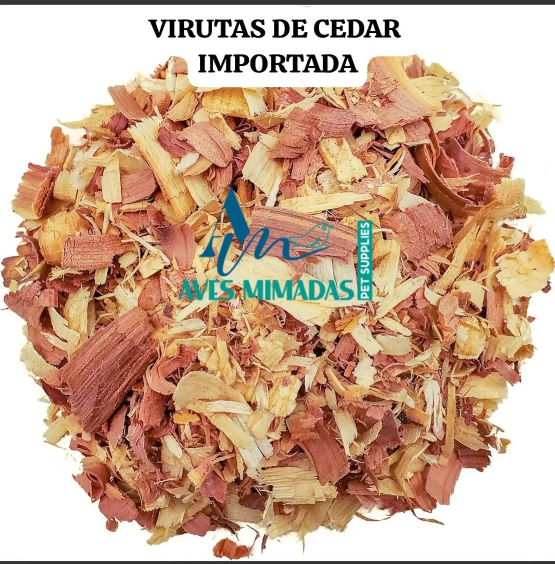 Virutas de Cedro Importadas Para Aves Natural y Aromático Funda 1 lb