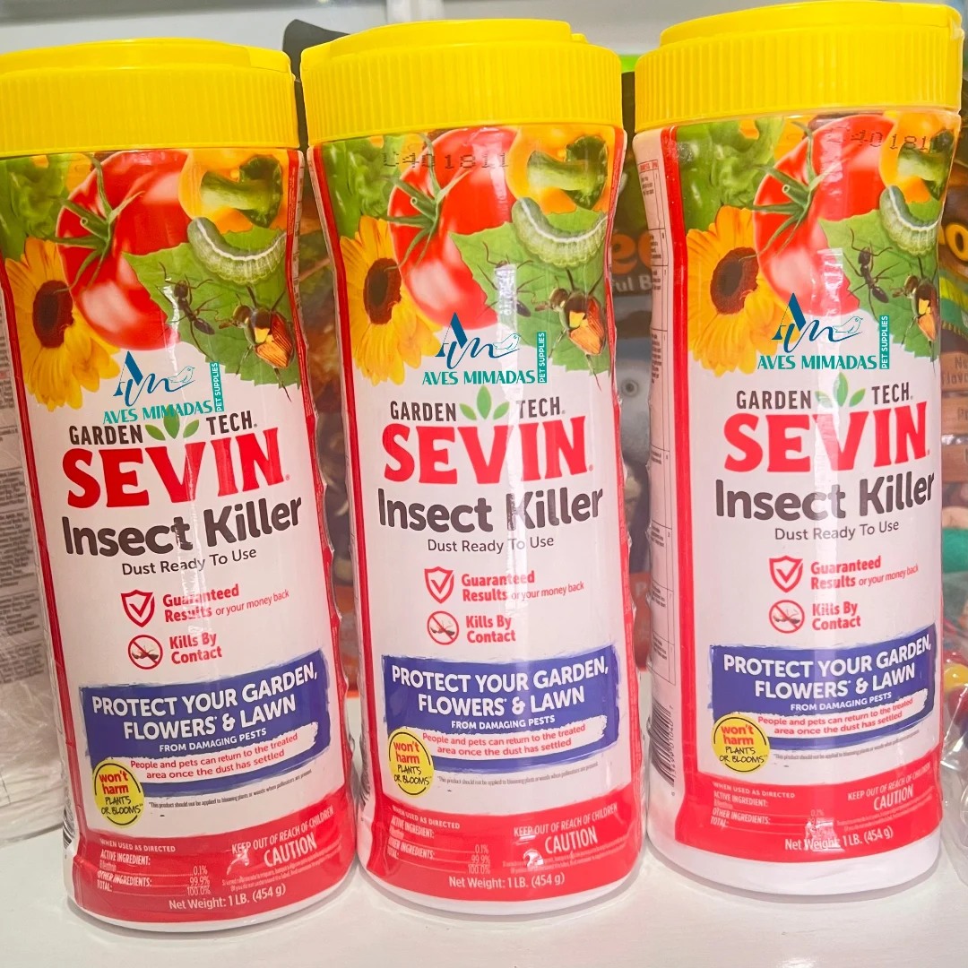 Sevin Insect Killer en Polvo | Control de Insectos para Jaulas y Nidos