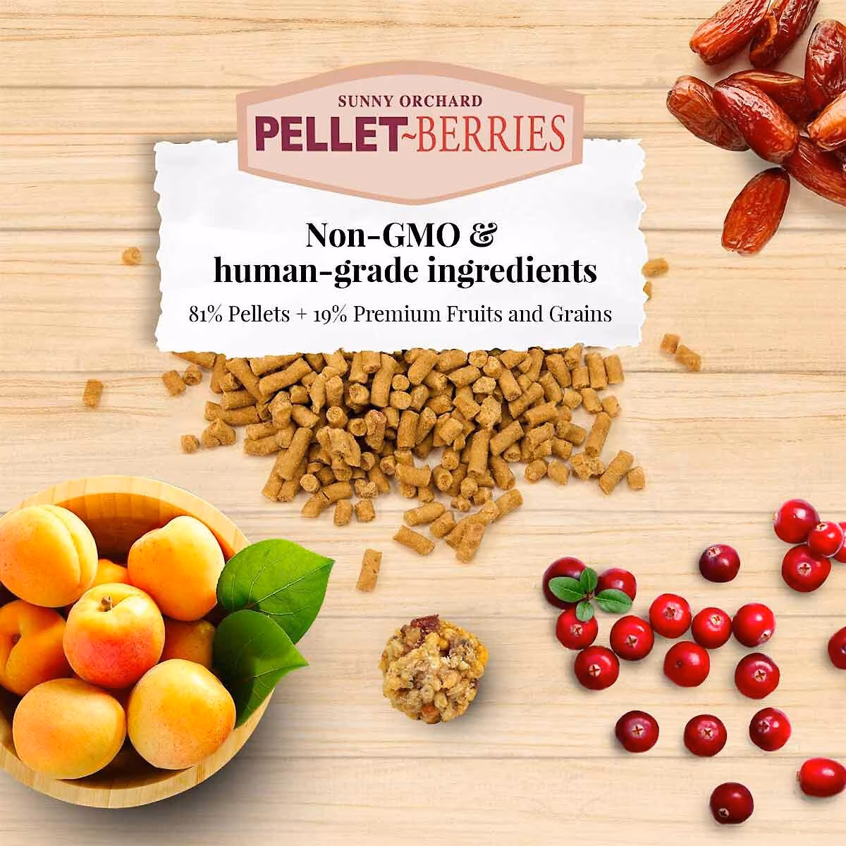PELES Y NUTRI-BERRIES DE FRUTAS PARA LOROS Y COTORRAS FUNDA DE 10 OZ. - Imagen 3