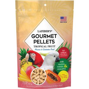 PELES DE FRUTAS TROPICALES LARGE PARA GUACAMAYOS FUNDA DE 1.25 LBS