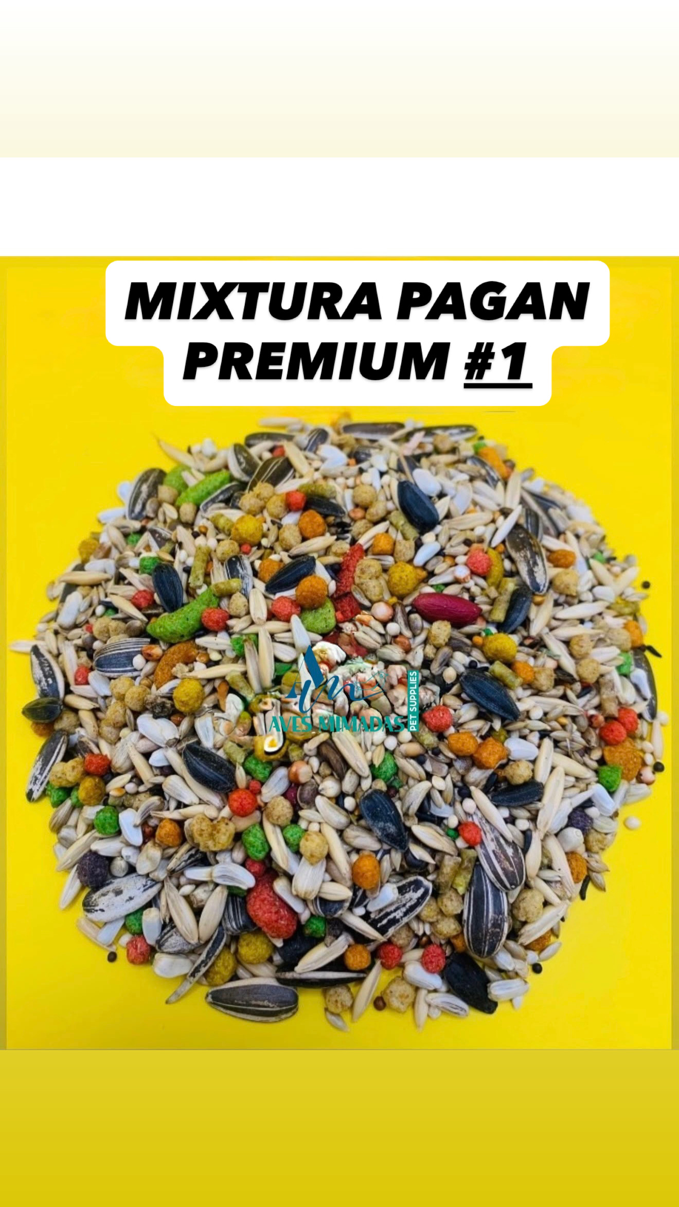 MIXTURA PAGAN PREMIUM #1 NINFA BLEND SEMILLAS 4 LIBRAS - Imagen 2
