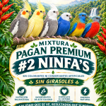 MIXTURA PAGAN PREMIUM #2 NINFA BLEND SEMILLAS 4 LIBRAS