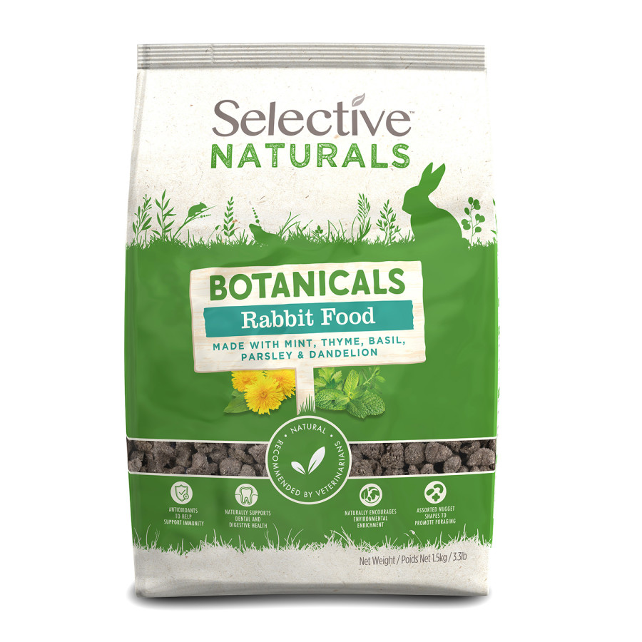 ALIMENTO PARA CONEJOS SELECTIVE NATURALS BOTANICALS 3.3 LBS. - Imagen 2