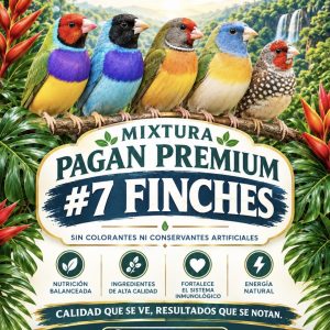 MIXTURA DE SEMILLAS PAGAN PREMIUM #7 FINCHES 4 LIBRAS