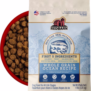 Alimento integral océano Redbarn para todos los caninos 4 libras